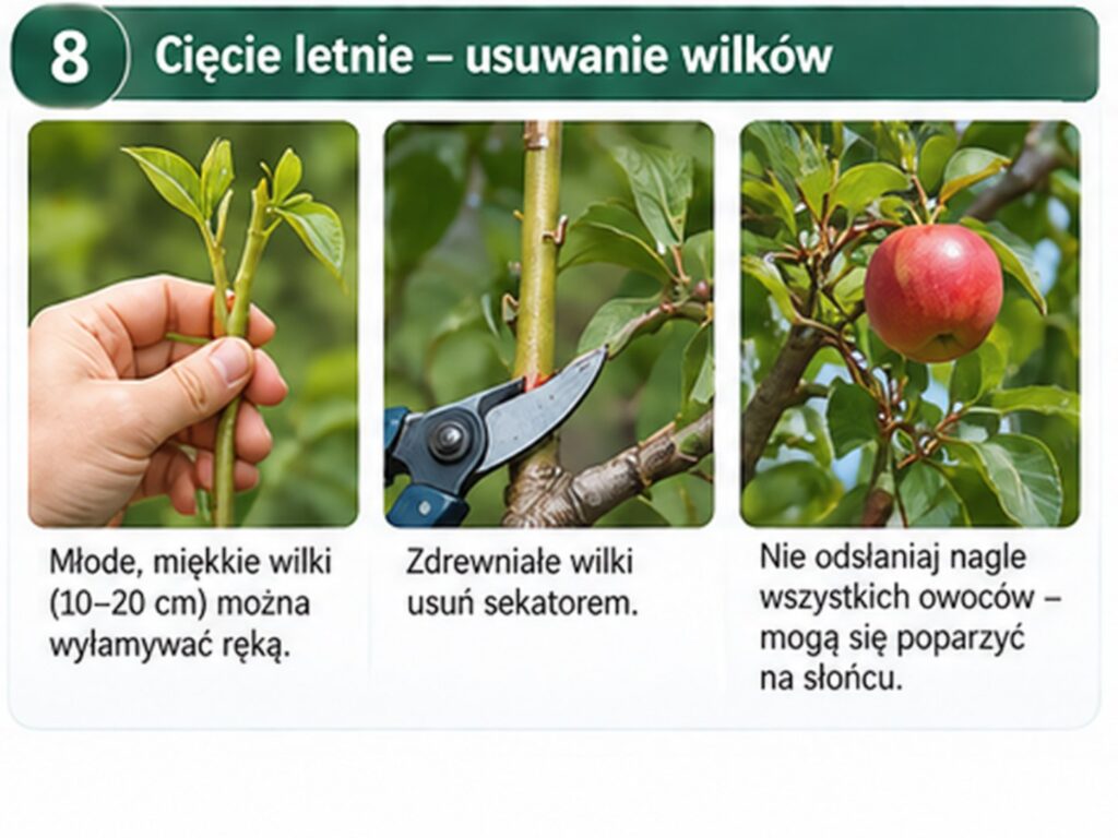 jak usunąć wilki z jabłoni? to proste!